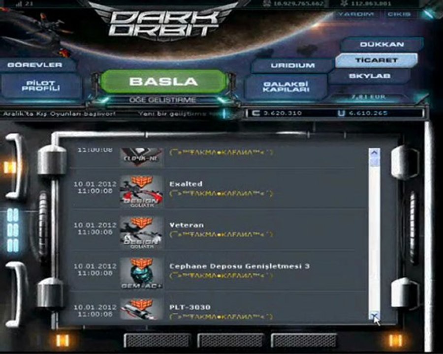 Darkorbit Credi Hilesi !