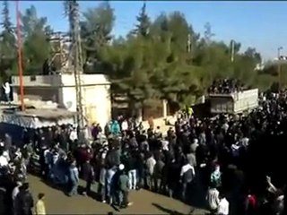 فري برس   حلب   كوباني   جمعة الزحف إلى ساحات الحرية 30 12 2011 ج2