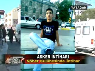 YATAĞAN'DA ASKER İNTİHAR ETTİ..KANALF