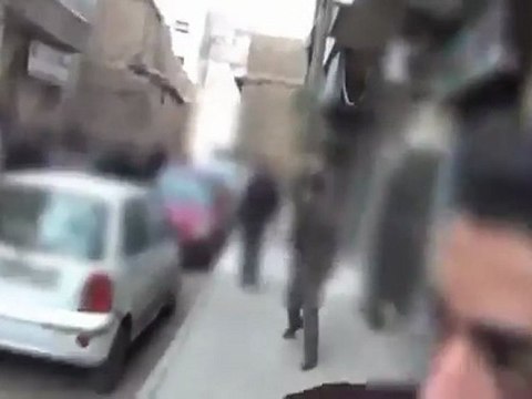 فري برس دمشق كفرسوسة تواجد الأمن وإطلاق النارعلى التشييع 31 12 2011