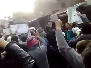 فري برس   مظاهرة الميدان الحاشدة 31 12 2011