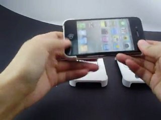 French FFF Logo iPhone 4S Leather Cover Case-Black