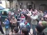 فري برس - ادلب مدينة كفرتخاريم المحتلة 1-1-2012