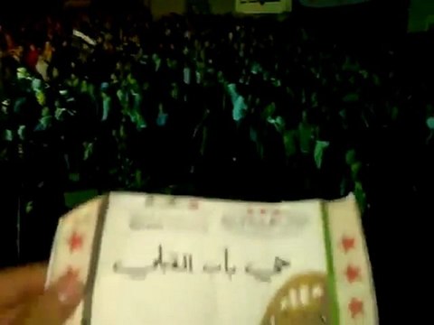 فري برس حماه مسائية رائعة لحي باب قبلي يا بلاد العز 31 12 2012