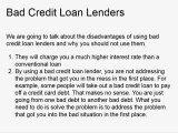Why you Need to Avoid Bad Credit Loan Lenders and Helpful Hints to Fix a Bad Credit Score