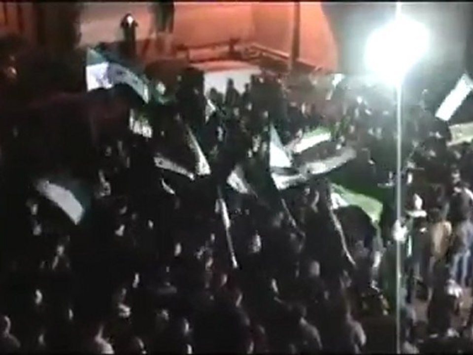 فري برس   غوطة دمشق  سقبا مسائية الأحد 1 1 2012 ج1