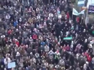 فري برس   ادلب   سراقب   اعتصام الاهالي 1 1 2012 جـ1