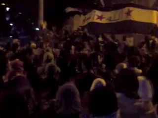 فري برس   درعا حي السبيل مسائية حاشدة تحت المطر 1 1 2012