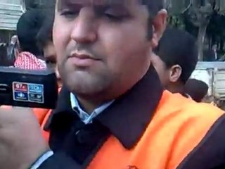 فري برس   الرستن  لجنة المراقبين تترك الرستن وتزور معمل الاسمنت