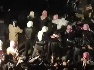فري برس   تل رفعت مسائية في إثنين الوفاء لحرائر سوريا 2 1 2012 ج1