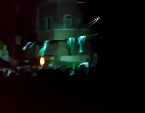 فري برس دمشق حي برزة مسائية حاشدة ضد الطاغية 2 1 2012