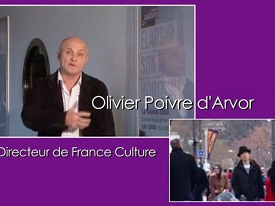 Direction de France Culture - Olivier Poivre d'Arvor