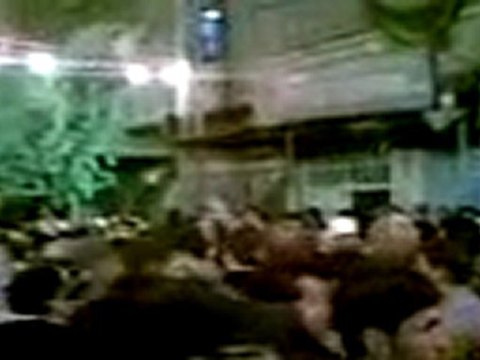 فري برس ريف دمشق دوما مظاهرة مسائية + حضور معزين من جرمانا 2 1 2012