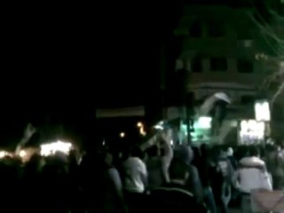 فري برس   غوطة دمشق  كفربطنا  مظاهرة مسائية 2 1 2012 ج3