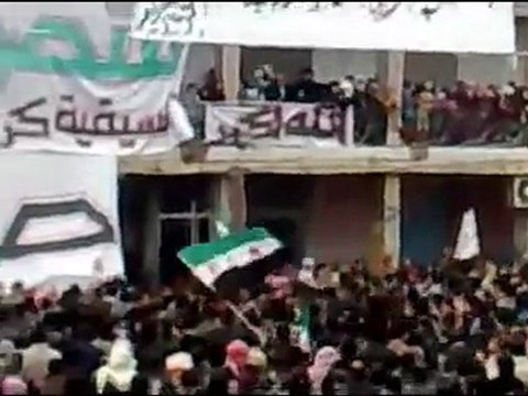 فري برس حماة كرناز مظاهرة حاشدة و هتافات جميلة 3 1 2012