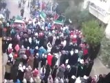 فري برس   حمص المحتلة حرائر الوعر وسوريا حنا معاكي للموت 5 1 2012
