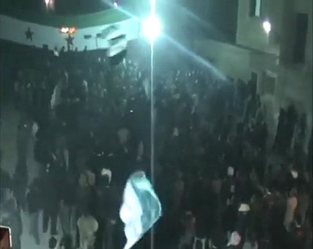 فري برس غوطة دمشق مسائية أحرار الغوطة في جسرين 4 1 2012 ج2