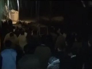 فري برس   ادلب   كفرتخاريم تشييع الشهيد العسكري محمد جبس 4 1 2012