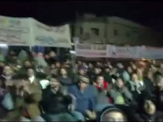 فري برس   ادلب بتش الحرة اعتصام حتى الصباح 4 1 2012 ج1