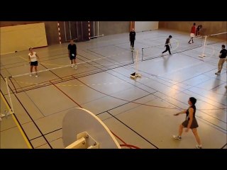 Double mixte APPL Badminton du 22 01 2012