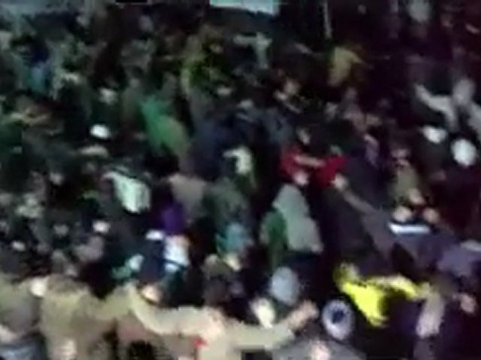 فري برس   دمشق القابون مظاهرة مسائية 11 1 2012  ج2