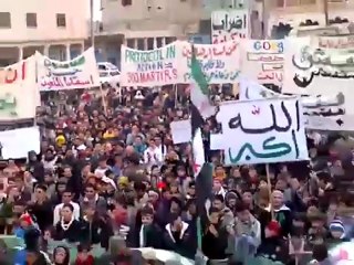 فري برس   إدلب بنش جمعة ان تنصروا الله ينصركم 6 1 2012