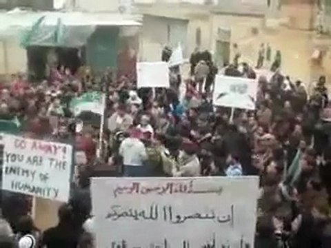 فري برس ادلب حزانو جمعة ان تنصرو ا الله ينصركم 6 1 2012