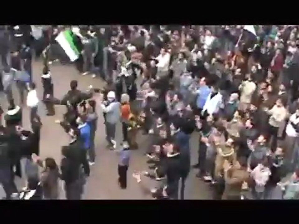 فري برس   غوطة دمشق  سقبا أحرار سقبا بعد صلاة الجمعة 6 1 2012