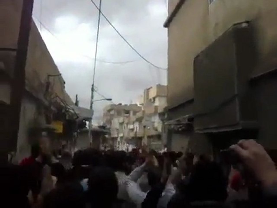 فري برس   مظاهرة حي القدم بدمشق جمعة إن تنصروا الله ينصركم 6  1 2012