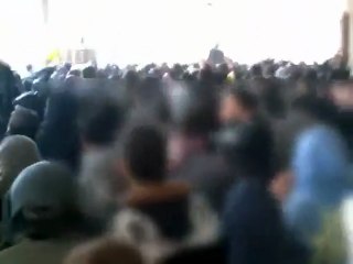 فري برس   مظاهرة من جامع الرفاعي العاصمة دمشق 6 1 2012