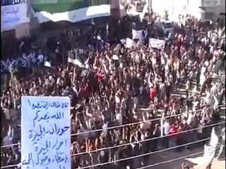 فري برس   درعا الجيزة الأهالي بانتظار اللجنة العربية 7 1 2012