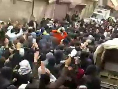 فري برس دمشق المزة مظاهرة المزة جمعة إن تنصروا الله ينصركم 6 1 2012