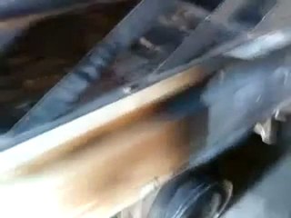 فري برس   غوطة دمشق  سقبا سيارة الشهيد نور رضي 7 1 2012