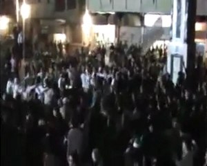 فري برس   حمص حي الخالدية رسالة من الثوار الى نبيل العربي 8 1 2012