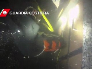 Começa retirada do combustível do Concordia