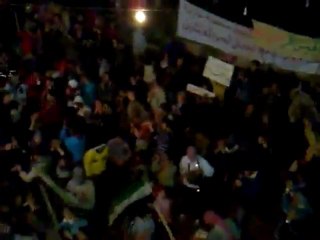 فري برس   حماة   طريق حلب   مسائية مع كلمة رائعة للمصور 8 1 2012