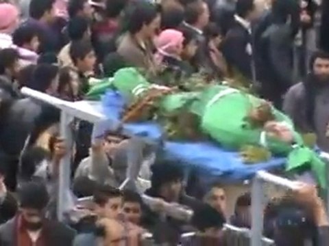 فري برس أغنية جنة للشهداء خلال التشيع ديربعلبة 9 1 2012