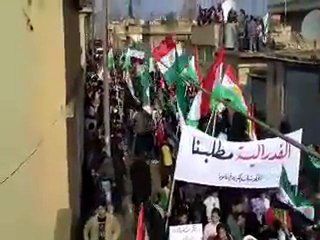 فري برس   عامودا جمعة دعم الجيش الحر 13 1 2012 ج3