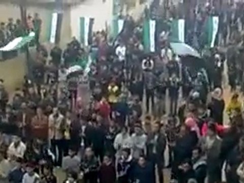 فري برس حماة بريديج مظاهرة حاشدة جمعة دعم الجيش الحر 13 1 2012