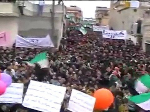 فري برس حماة كفرزيتا جمعة دعم الجيش الحر 13 1 2012