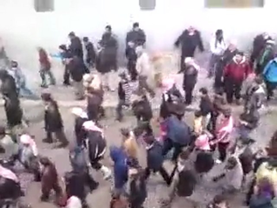 فري برس   تشييع الشهيد بلال موفق شامية 17 1 2012