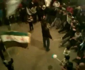 فري برس   حمص القصير وقعنا البروتوكول مسائية ساحة الحرية 16 1 2012