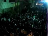 فري برس   حمص المحتلة أحرار الوعر القديم مع شعار الثورة مسائية 19 1 2012