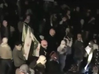 فري برس   حلب   أحتميلات   مسائية نصرة لادلب الجريحة 21 1 2012
