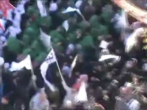 فري برس مدينة ادلب جمعة معتقلي الثورة حشود هائلة 20 1 2012