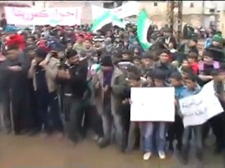 فري برس   حماة كفرزيتا حرق صور الخاين بشار 22 1 2012