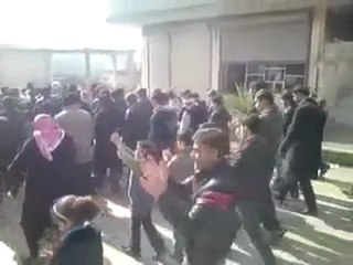 فري برس   ادلب   جبل الزاوية   كنصفرة    مظاهرة الاثنين 23  1 2012