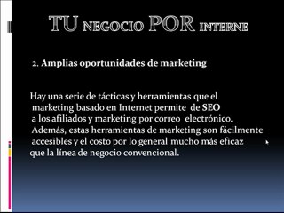 tu negocio por internet