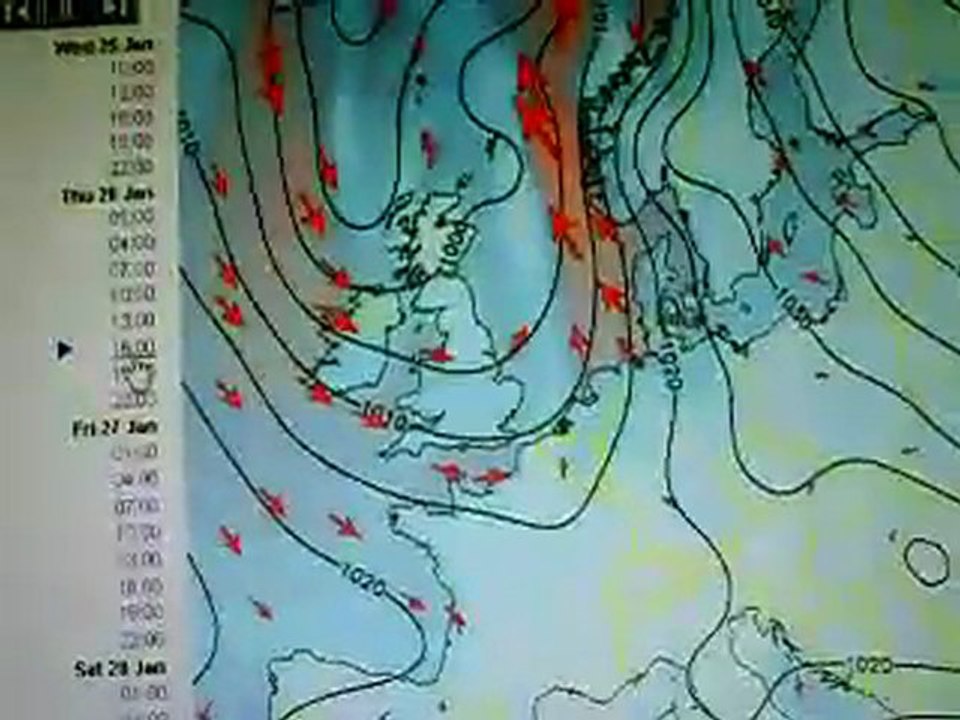 Météo du mercredi 25 janvier 2012 de Gigi