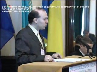 Professor Dr. Anton Caragea-President of OSCE Conference 2010